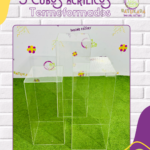 Set de 3 Cubos Acrílicos Termoformados