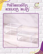 Set 2 Portabocaditos Acrílicos "Bajos"