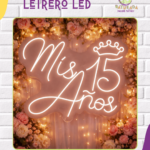 Letrero Led "Mis 15 Años"