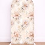 Tela Sublimada con Elástico "Flores" Modelo #2