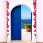 Tela Sublimada con Elástico "Santorini" Modelo #1