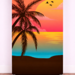 Tela Sublimada con Elástico "Playa" Modelo #1