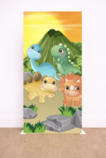 Tela Sublimada con Elástico "Dinosaurios" - Imagen 3