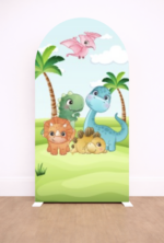 Tela Sublimada con Elástico "Dinosaurios" - Imagen 2