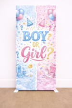 Tela Sublimada con Elástico "Gender Reveal" - Imagen 2