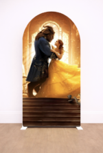 Tela Sublimada con Elástico "Bella y La Bestia" - Imagen 3