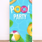 Tela Sublimada con Elástico "Pool Party"