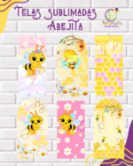 Tela Sublimada con Elástico "Abejita"