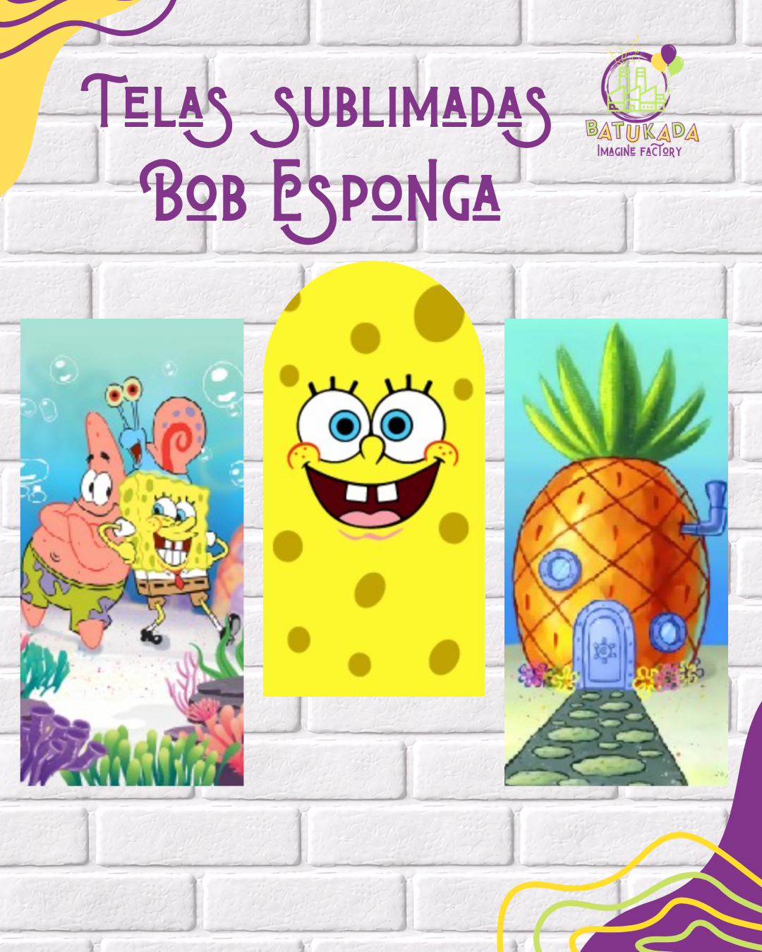 bob esponga Tela Sublimada con Elástico "Bob Esponga" - Imagen 1