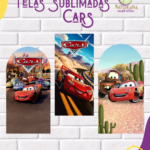 Tela Sublimada con Elástico "Cars"