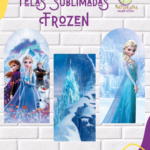 Tela Sublimada con Elástico "Frozen"