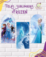 Tela Sublimada con Elástico "Frozen"