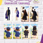 Tela Sublimada con Elástico Graduación "Graduados"
