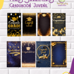 Tela Sublimada con Elástico Graduación "Juvenil"