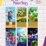 Tela Sublimada con Elástico "Mario Bros"