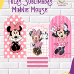 Tela Sublimada con Elástico "Minnie Mouse"