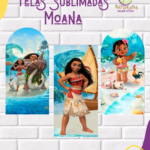 Tela Sublimada con Elástico "Moana"
