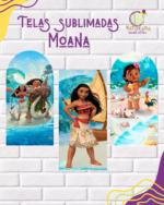 Tela Sublimada con Elástico "Moana"
