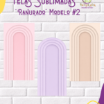 Tela Sublimada con Elástico "Ranurado" Modelo #2