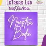 Letrero Led "Nuestra Boda"