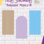 Tela Sublimada con Elástico "Ranurado" Modelo #1