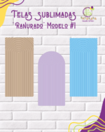 Tela Sublimada con Elástico "Ranurado" Modelo #1