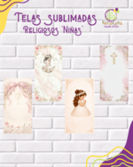 Tela Sublimada con Elástico "Religiosas Niñas"