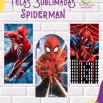 Tela Sublimada con Elástico "Spiderman"