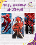 Tela Sublimada con Elástico "Spiderman"