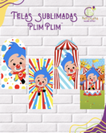 Tela Sublimada con Elástico "Plim Plim"