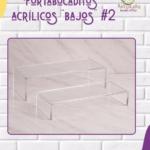 Set 2 Portabocaditos Acrílicos "Bajos" #2