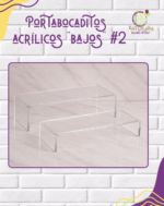 Set 2 Portabocaditos Acrílicos "Bajos" #2