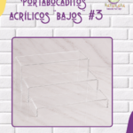 Set 3 Portabocaditos Acrílicos "Bajos" #3