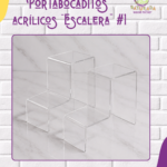 Set 2 Portabocaditos Acrílicos "Escalera" #1