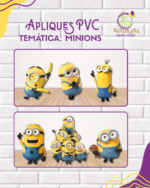 3 Apliques PVC 50CM "Minions"