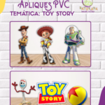 3 Apliques PVC 50CM "Toy Story"