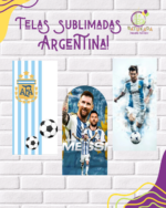 Tela Sublimada con Elástico "Argentina"