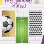 Tela Sublimada con Elástico "Fútbol"