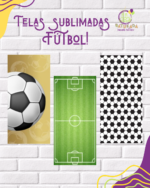 Tela Sublimada con Elástico "Fútbol"