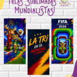 Tela Sublimada con Elástico "Mundialistas"
