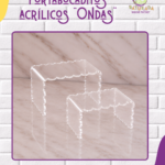 Set 2 Portabocaditos Acrílicos "ONDAS"
