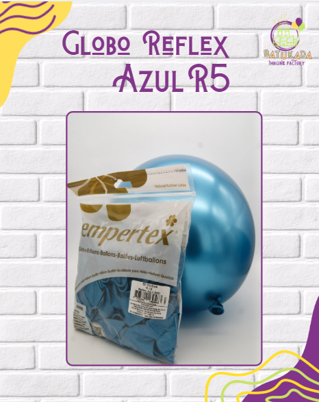 REFLEX AZUL Globo Reflex Azul R5 - Imagen 1