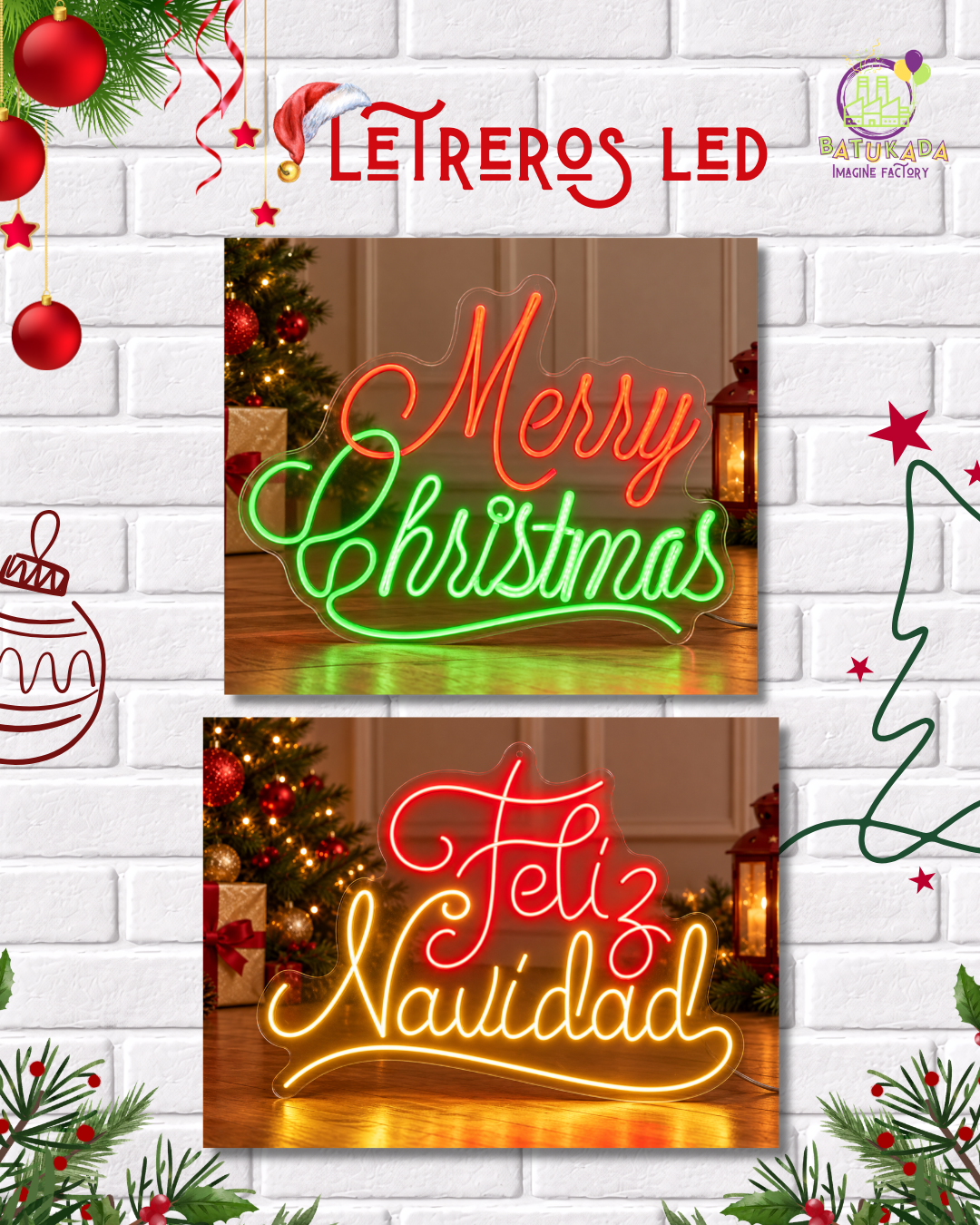letreros led navi Letreros led "Navidad" - Imagen 1