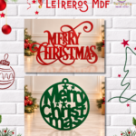Letreros MDF "Navidad"