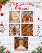 Telas Sublimadas 2MT x 2MT "Navidad"